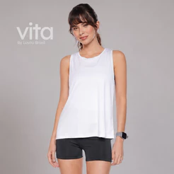 Lovito Top Regata Moda Basico Esportivo Feminino PKB1281BRL1311