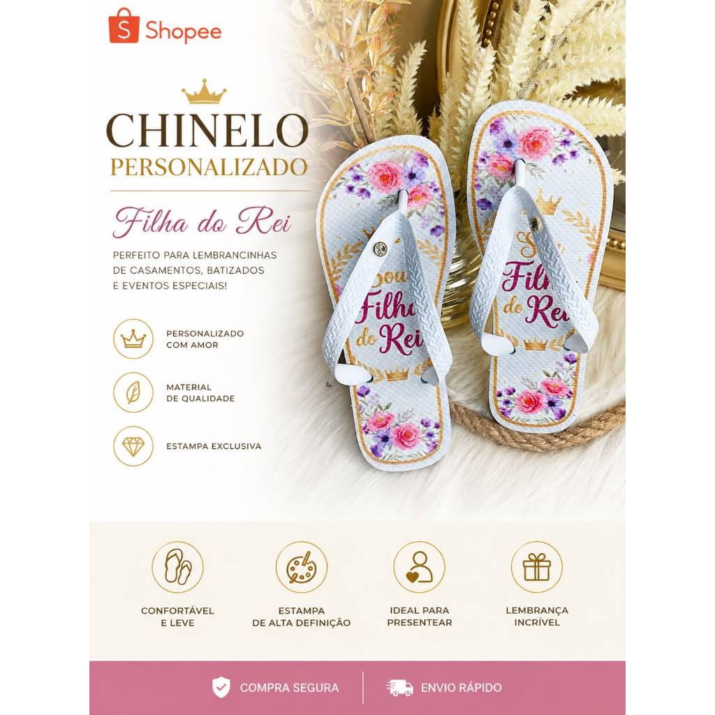 Chinelo Feminino Slide Confortável Moderno Antiderrapante Dia a Dia