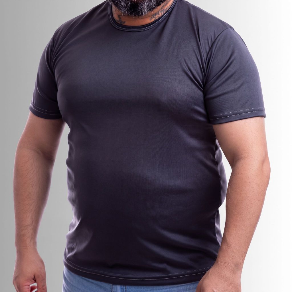 Camiseta Masculina Dry Plus Size Leve Academia Corrida Caminhada Futebol Lazer Casual Esportes Uniforme