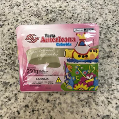 Pasta Americana Laranja - 250g - 1 unidade - Arcolor - Rizzo