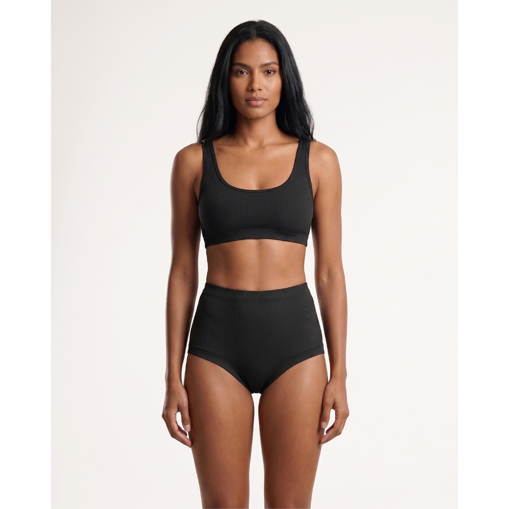 Calcinha Feminina Cintura Alta Bourbon Modelo Calça DeMillus · foto 2