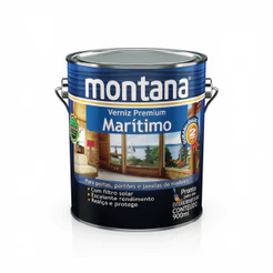 Proteção para Madeira Verniz Maritimo Premium Natural Brilhante 900ml Montana