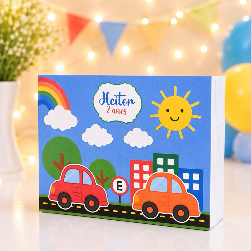 Sacolinha Sacola Personalizada | Chá de bebe | Lembrancinha Carros Carrinho