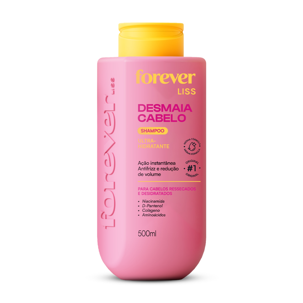Shampoo Desmaia Cabelo Forever Liss 500ml
