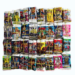 Kit 200 Cards Figurinhas Com 50 Pacotinhos Escolha o Modelo Para Bater Bafo Trocar Cartas