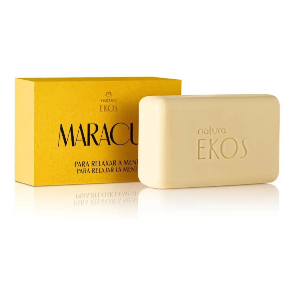 Sabonete Puro Vegetal Natura Ekos Maracujá 100g - Relaxante