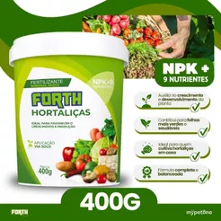 Adubo Fertilizante Forth Hortaliças - 400g