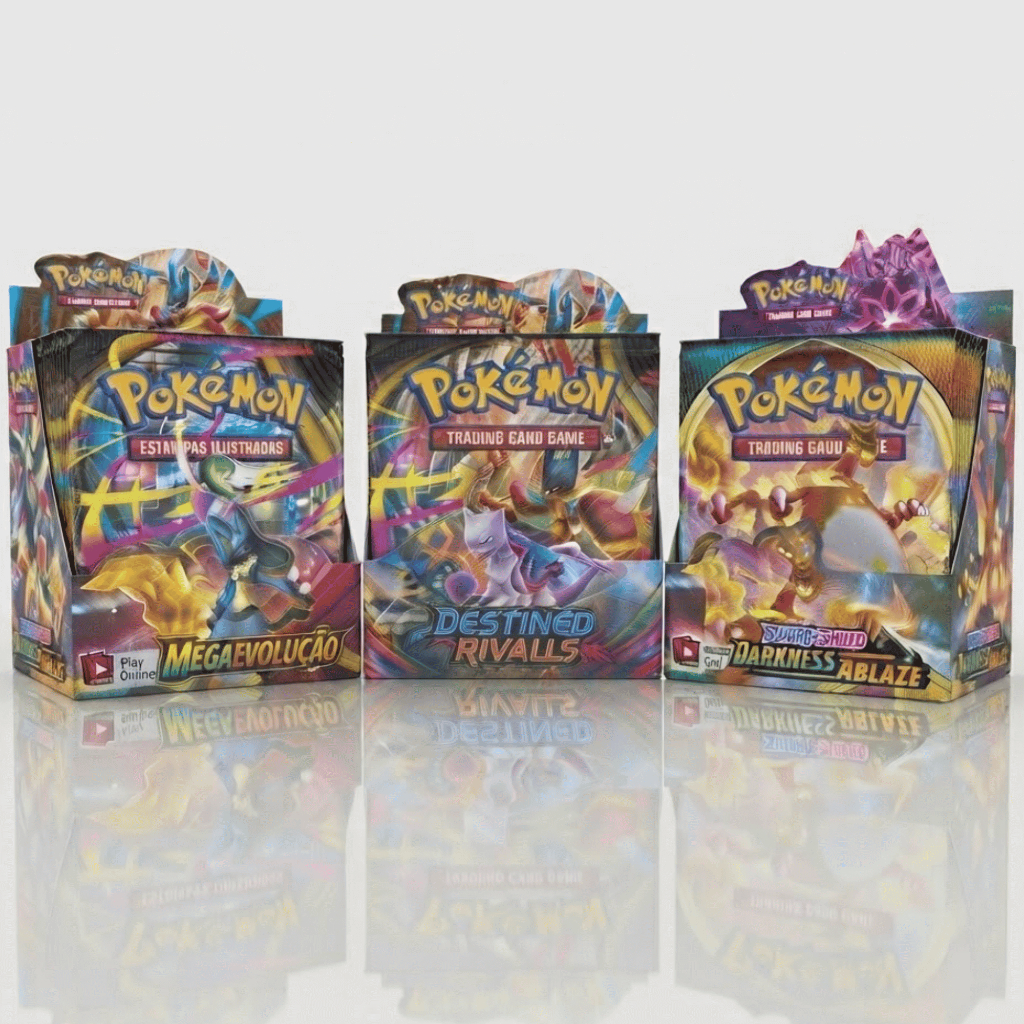 Pokemon 288 Cards Booster Pokémon Cartas Todas Coleções Mega Evolução 36 Booster