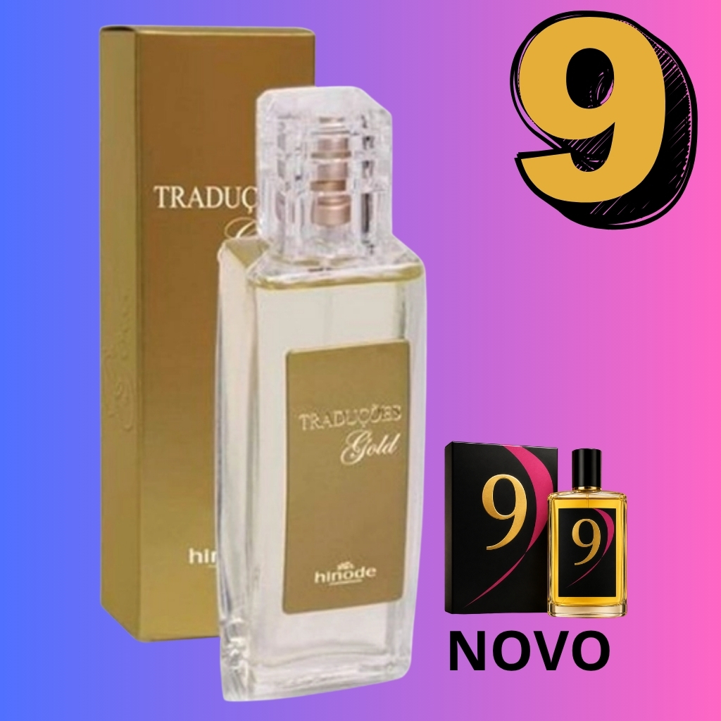 Perfume Feminino Gold Nº09 Referencia Traduções Hinode - Gab
