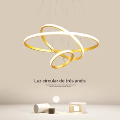 Lustre para sala Lustre Pendente Cozinha Luminária de Teto Led Nordic Moderno Decoração Para Sala