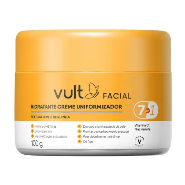 Vult Hidratante Facial Creme Uniformizador 100g