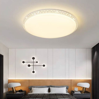 Lustre Plafon Redondo Cristal Led 24w Multicor Sobrepor