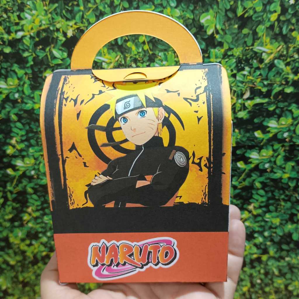 Caixa Maletinha Tema Naruto Personalizado Lembrancinha Festa Monte em Casa Caixinha  (fazemos varios temas)