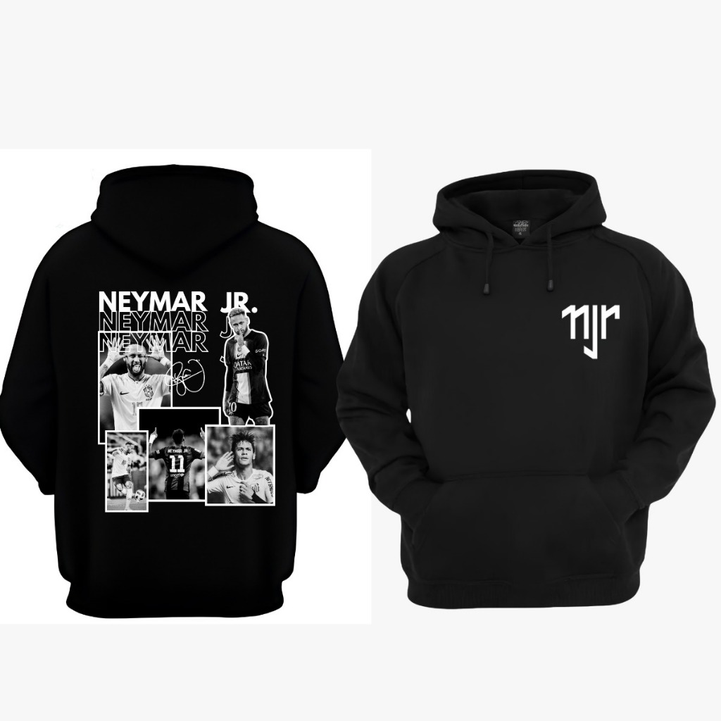 Blusa Moletom Menino Ney Neymar Jr Casaco Personalizado Modelo Novo 2026 Lançamento ADULTO JUVENIL e INFANTIL