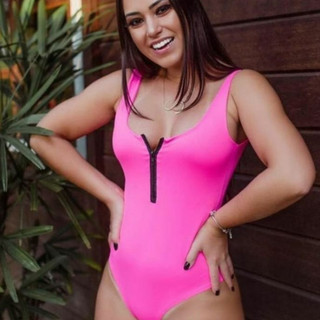 BDZPER body feminino, body ziper funcional na frente, fechamento com feixo na parte de baixo, não transparente