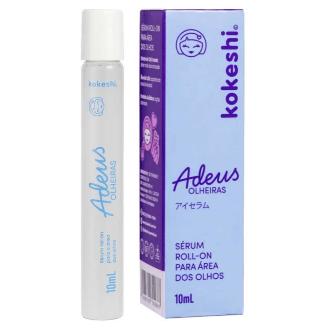 Sérum Adeus Olheiras Roll On Kokeshi 15ml Área dos Olhos Skincare Hidratante