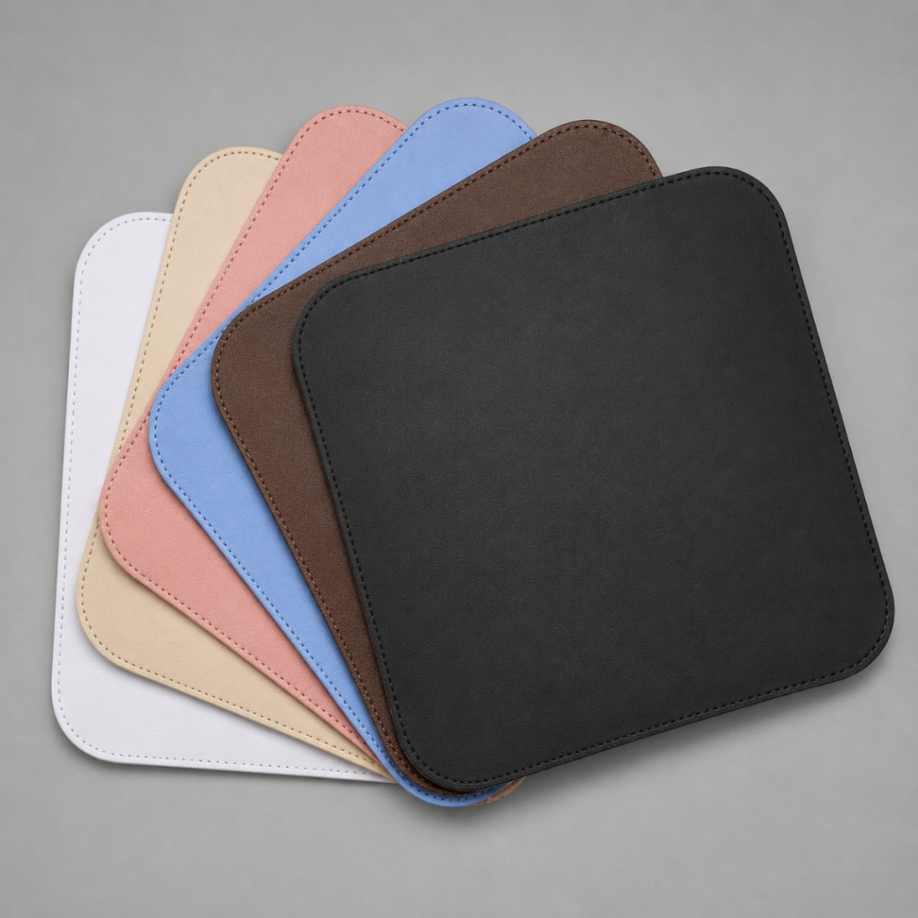Mouse Pad Ergonômico Minimalista Slim Couro Ecológico Promoção
