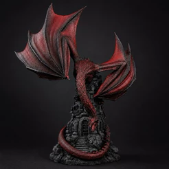 Dragão Decoração Caraxes Game of Thrones House of the Dragons Decoração Geek