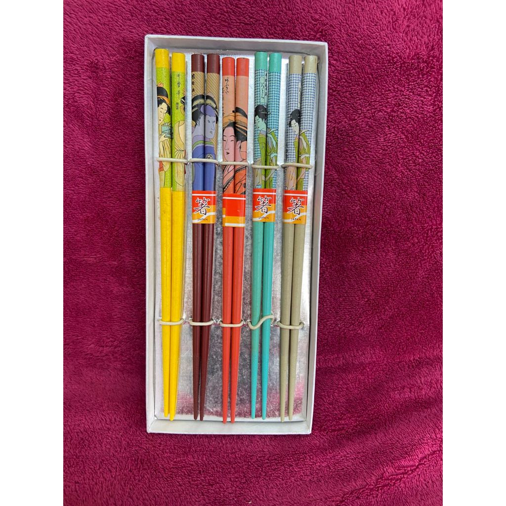 Conjunto Japonês com 5 pares de Ohashi