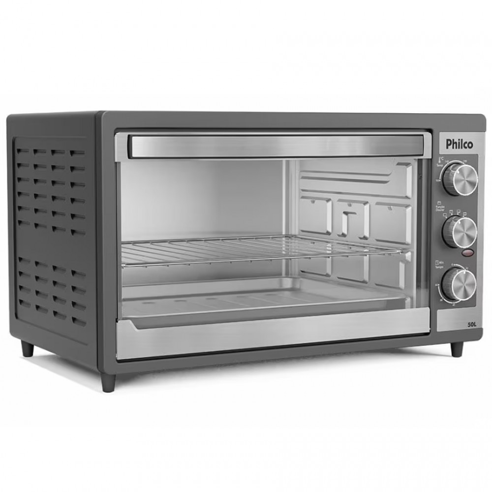 Forno Elétrico PFE52P 50 Litros com Botão Timer de 60 minutos e Dupla Resistência Philco — imagem 2 de 2