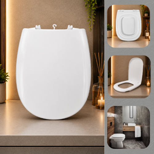 Assento Sanitário Almofadado Para Vaso Loren Luna Square Lorenzetti 1.6gpf 6.0lpf