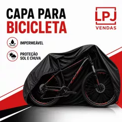 Capa para Bike Impermeável com Forro Protetor Anti-UV Resistente ao Sol e Chuva