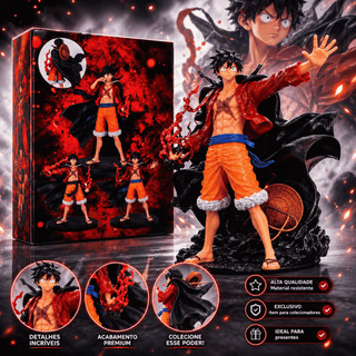 Boneco Monkey D. Luffy One Piece Haki do Armamento Action Figure Colecionável Coleção Decoração
