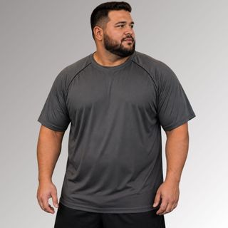 Camiseta Camisa Tam Extra-Plus G1-G3 Dry Fit Masculina  Casual - Academia - Esportes - Casual