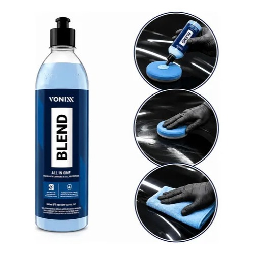 Cera Automotiva Blend All in One Vonixx - Polidor com Proteção de Carnaúba e SIO2 Original