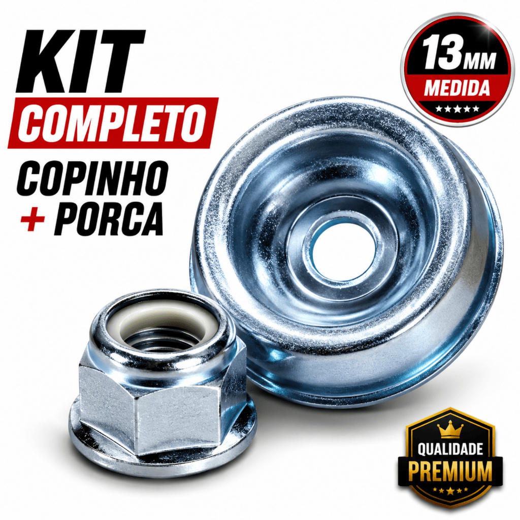 Kit Copinho Limitador 13mm + Porca Universal Roçadeira 33cc 43cc 52cc Toyama Tekna Vulcan…