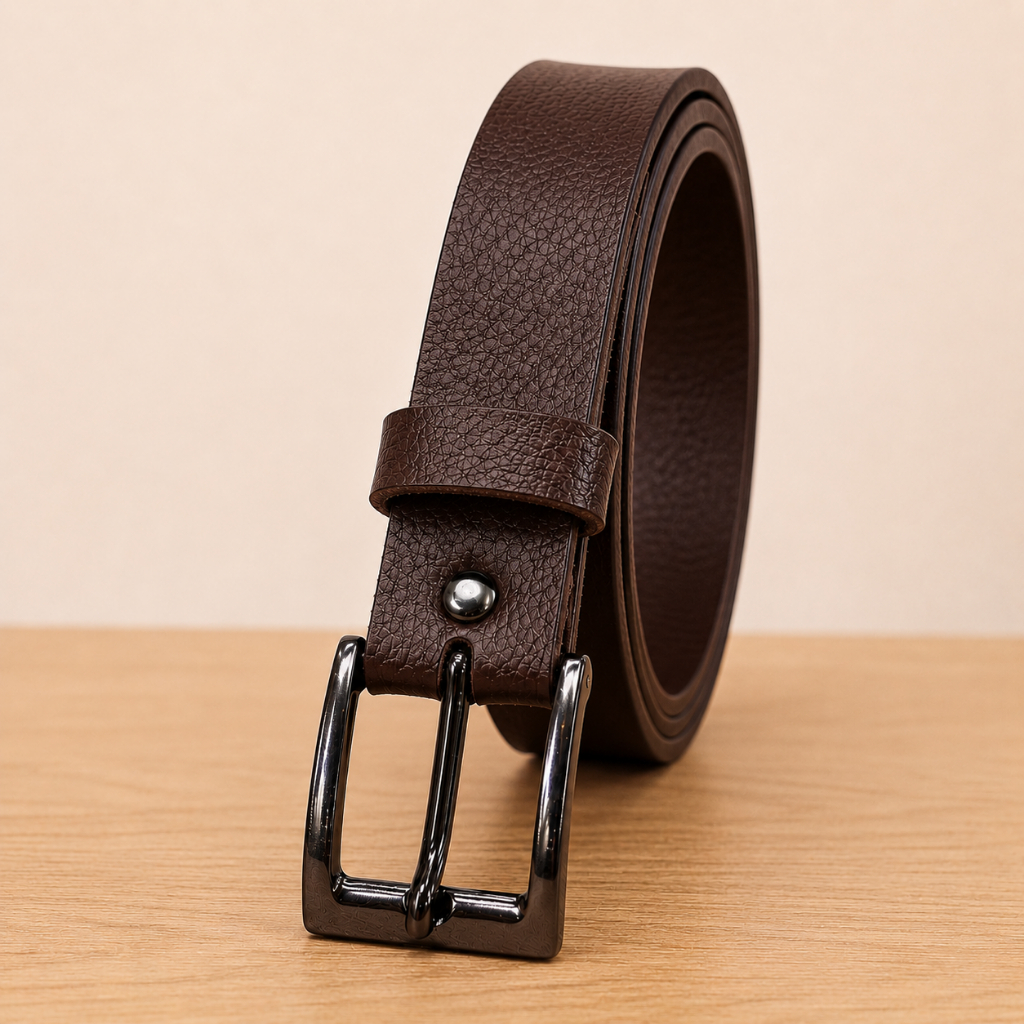 Cinto Infantil Social Masculino Ajustável Classico – P/M/G | Preto, Marrom e Caramelo