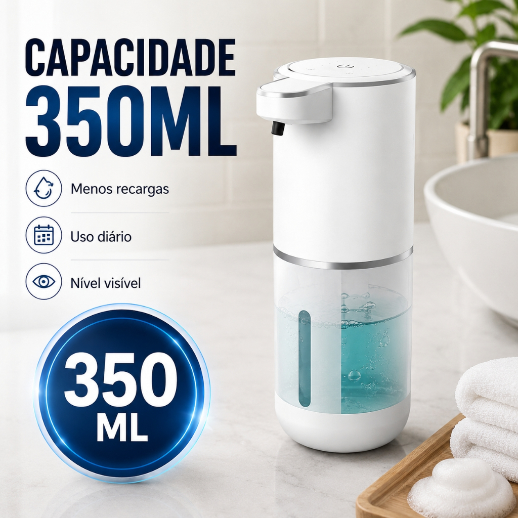 Saboneteira Dispenser Automático Sensor Infravermelho Para…