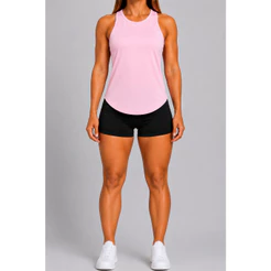 Regata Feminina Poliamida Fitness Academia Treino Esportiva