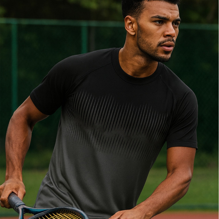 Camiseta Masculina DRYFIT Sublimada Roupa de Academia Para Corrida Musculação Futebol