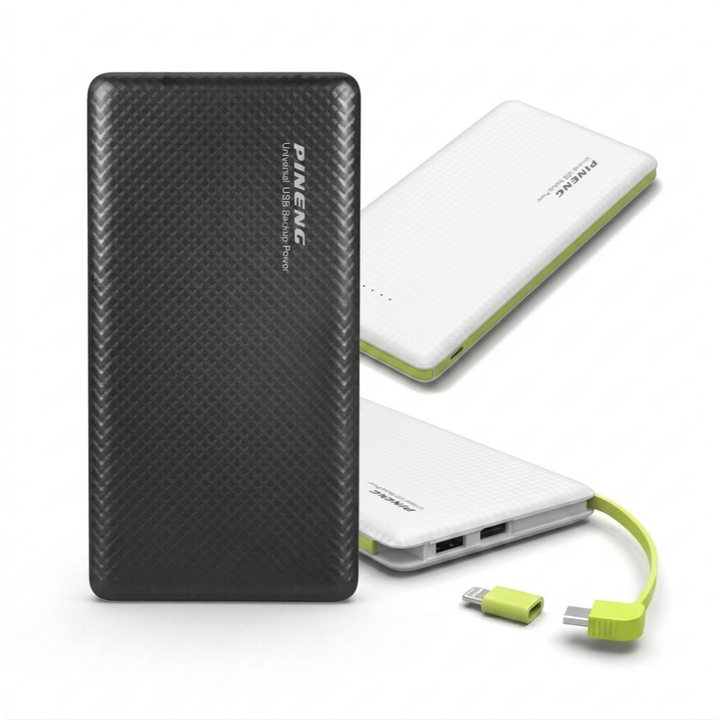 Power Bank 10.000mAh Carregador Portátil Universal Compatível com iPhone Android Celular USB