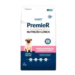 Ração Premier Nutrição Clínica Hipoalergênico Cães Porte Pequeno Cordeiro e Arroz 10,1kg