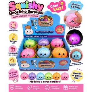 Squishy Surpresa Paozinho Unicórnio Brinquedo Fofinho Anti stress Criança tem Brilhante Liso e Raro Apertar