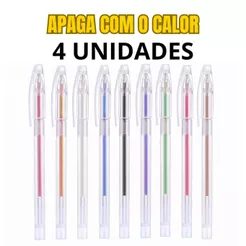 4 Canetas Fantasminha Apaga com Calor tecido Costura Alfaiate