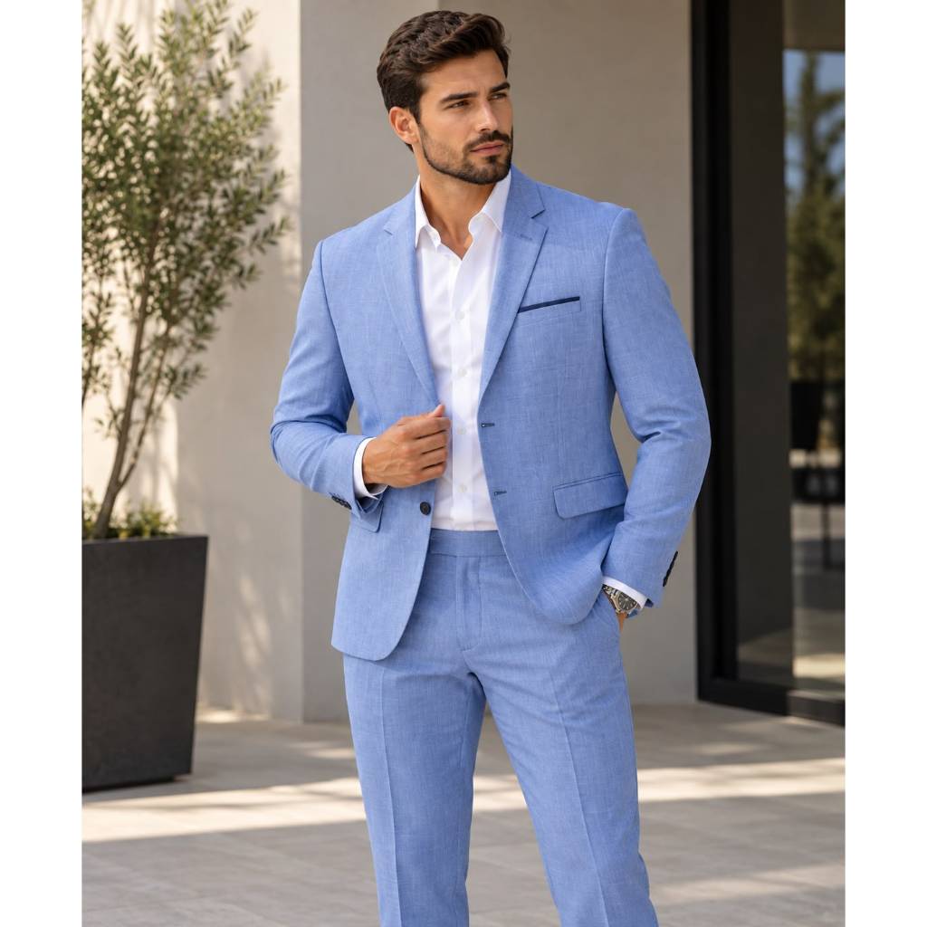 Conjunto Masculino Luxo - Terno Masculino Slim Completo Em Microfibra