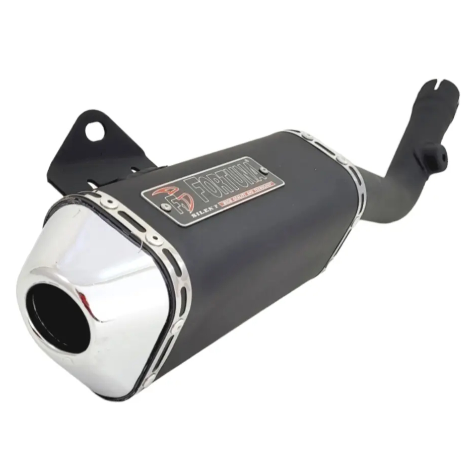 Escapamento Mini Tri Fortuna NX Falcon 400 1999 a 2005 – Som Grave Esportivo
