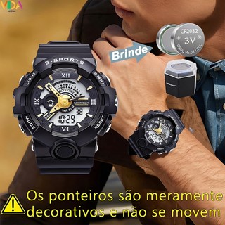 Relógio Masculino A Prova D Água Digital Esportivo Relogios Militar Led Presente Para Homem