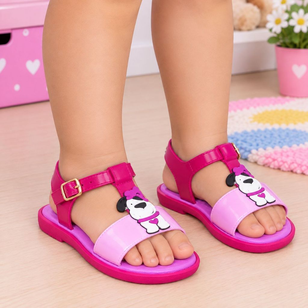 Sandália Infantil Menina Sandalia Infantil Feminina Confortável papete infantil menina estilosa antiderrapante