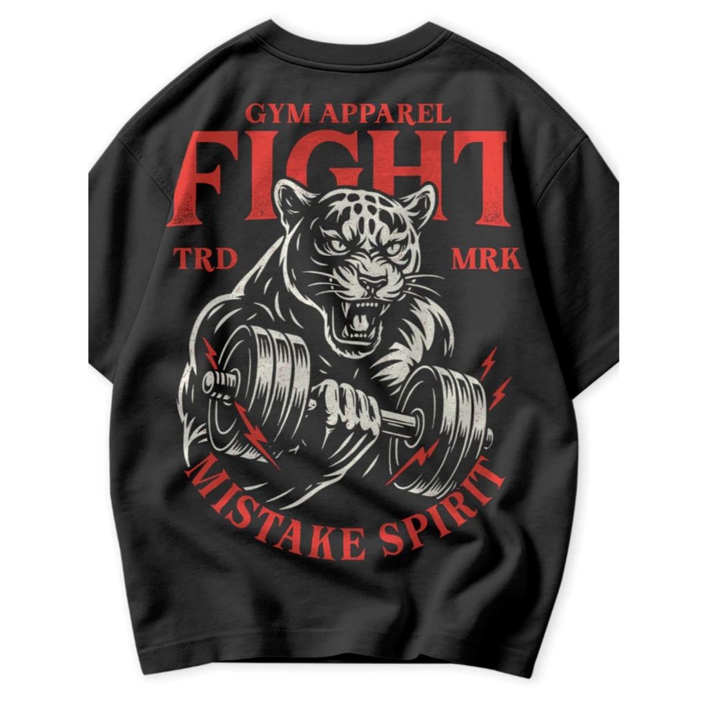 Camiseta Masculina Estampada: Mistake Spirit - Moderna 100% Algodão Manga Curta Gola Redonda  Leve Confortável Casual