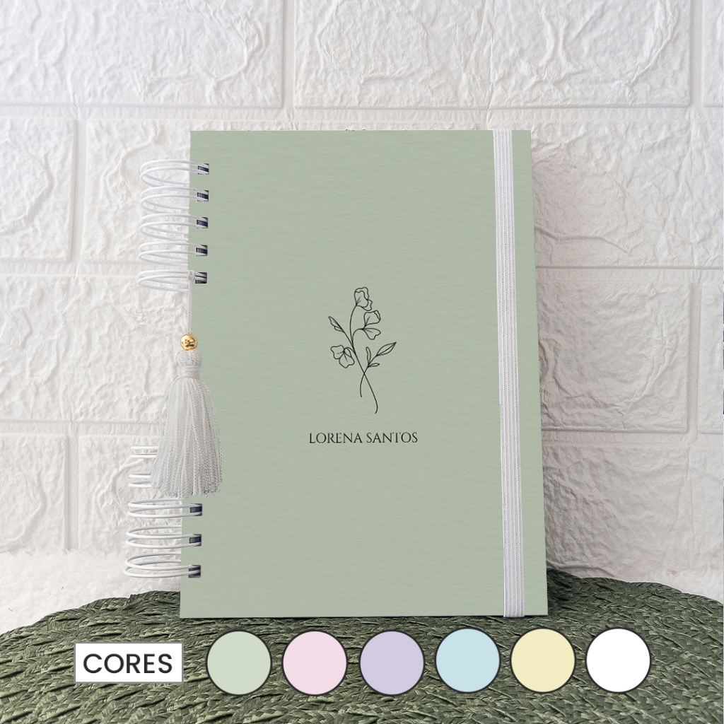 Caderno Agenda 2027 Personalizada A5 Com Nome