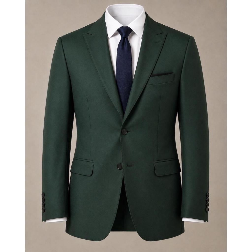 Terno Poliviscose Masculino Slim Alfaiataria Alto Padrão - Paletó+Calça