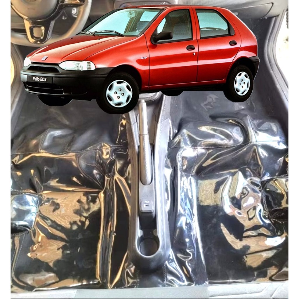 Tapete forração forro assoalho Vinil Verniz liso Palio 1996 A 2000 2 ou 4 Pts