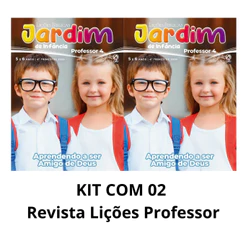 KIT COM 02 Revistas Lições Bíblica Jardim de Infância Professor 4º Trimestre 2026