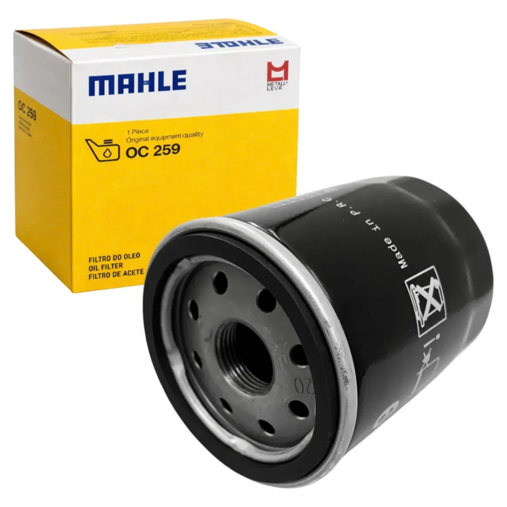 Filtro De Óleo Mahle Oc259 Para Honda Civic City Fit Accord