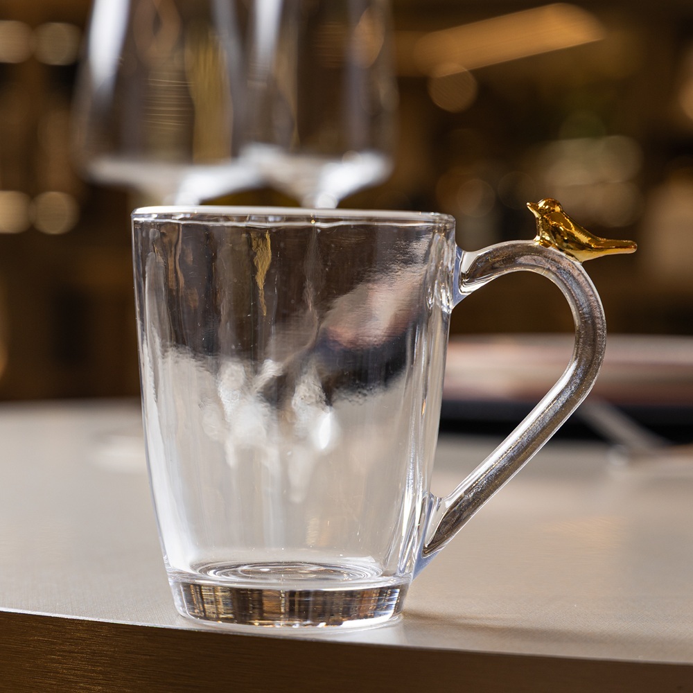 Caneca Golden Bird 300ml Cristal Wolff · foto 2