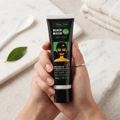 Mascara Facial Preta Matto Verde Removedora de Cravos Skin Care Kit Com 1 e 2 Black Mask
